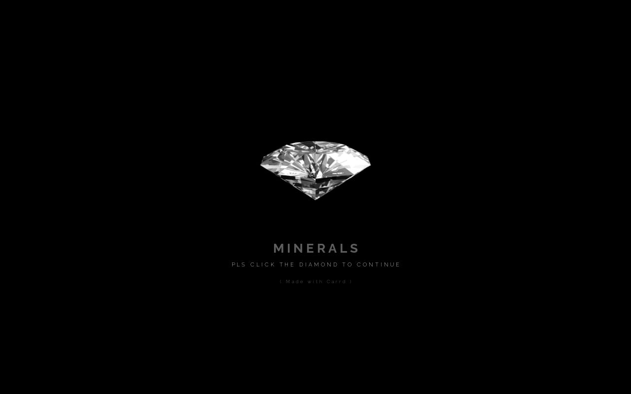 Carrd profile picture for @minerals